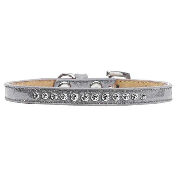 Clear Crystal Puppy Ice Cream CollarSilver Size 16, Pet Pal, Mfr#: PE911032